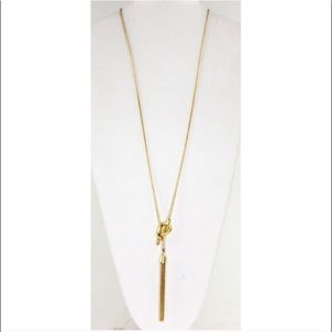 Jewelry - Matte gold knot lariat necklace Jewelry - Matte gold knot lariat necklace